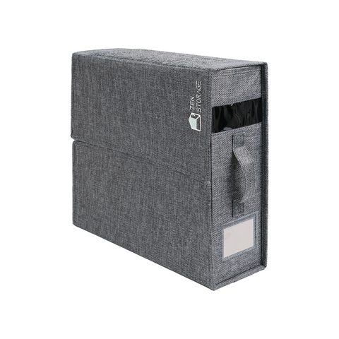 ZenStorage Foldable Sheet Storage Box (King & Queen Size) with Window and Label