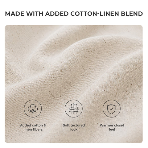 Linen-Blend Bras Drawer Organizer - 6 Compartments