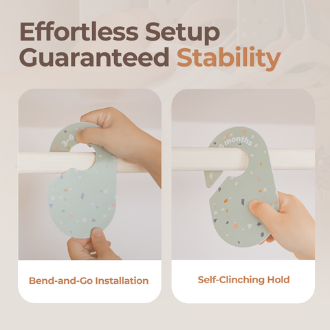 Baby Clothes Dividers for Closet - 8 Pcs