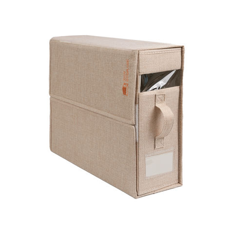 ZenStorage Foldable Sheet Storage Box (King & Queen Size) with Window and Label