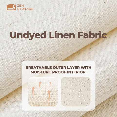 Linen-Blend Drawer Organizer for Baby Clothes - 20 Pack
