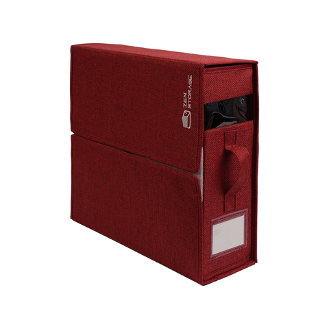 ZenStorage Foldable Sheet Storage Box (King & Queen Size) with Window and Label