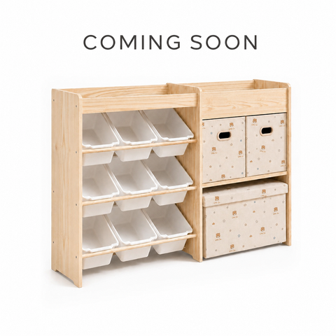 Kids’ Toy Storage Organizer with Removable Bins & Fabric Drawers