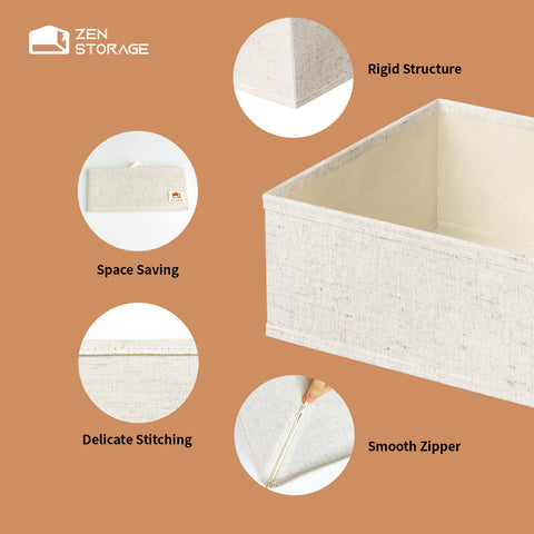 ZenStorage Drawer Organizer for Baby Clothes, 12-Pack