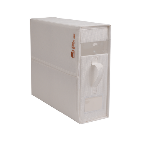 ZenStorage Foldable Sheet Storage Box (King & Queen Size) with Window and Label