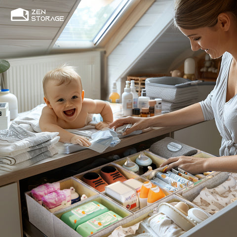 ZenStorage Drawer Organizer for Baby Clothes, 12-Pack ZenStorage Drawer Organizer for Baby Clothes, 12-Pack
